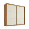 Guarda-Roupa Casal Mali 2 Portas 3 Gavetas 100% Mdf Peroba/Off White - Europa Móveis