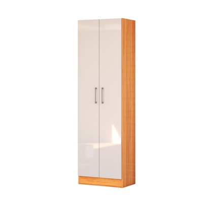 Armário Multiuso Vince 2 Portas Cinamomo/Off White - Panorama Móveis