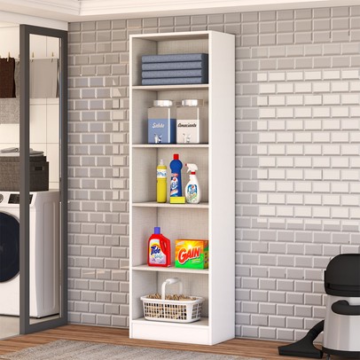 Armário Multiuso Vince 2 Portas Branco - Panorama Móveis