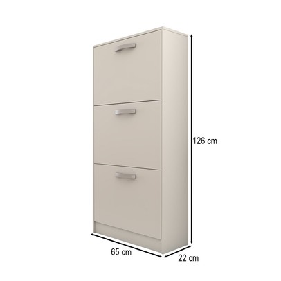 Sapateira Romanus 18 Pares de Sapato Branco - Panorama Móveis