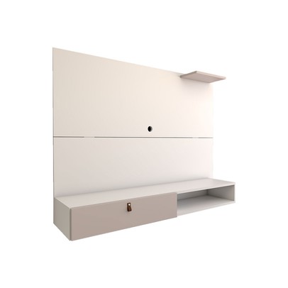 Painel para TV Até 50 Polegadas Carter 1 Porta Branco - Panorama Móveis