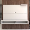 Painel para TV Até 50 Polegadas Carter 1 Porta Branco - Panorama Móveis