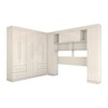 Guarda-Roupa Casal Modulado Madrid 10 Portas 4 Gavetas Branco - Panorama Móveis