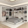Guarda-Roupa Casal Modulado Madrid 10 Portas 4 Gavetas Branco - Panorama Móveis