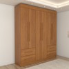 Guarda-Roupa Casal Modulado Madrid 10 Portas 4 Gavetas Cinamomo - Panorama Móveis