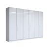 Guarda-Roupa Casal Luxe 2,42 Metros 6 Portas 4 Gavetas Branco - Panorama Móveis