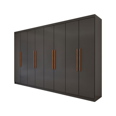 Guarda-Roupa Casal Odisseia 8 Portas 4 Gavetas Onix - Panorama Móveis