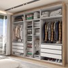 Guarda-Roupa Casal Severo Gold 6 Portas 6 Gavetas com Espelho Ipê/Off White - Panorama Móveis