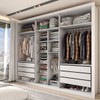 Guarda-Roupa Casal Severo Gold 6 Portas 6 Gavetas com Espelho Branco - Panorama Móveis