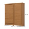 Guarda-Roupa Solteiro Prime 2 Portas 3 Gavetas Cinamomo - Henn