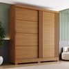 Guarda-Roupa Solteiro Prime 2 Portas 3 Gavetas Cinamomo - Henn