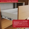 Guarda-Roupa Casal Palace 2 Portas 4 Gavetas Cinamomo/Off White - Henn