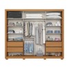 Guarda-Roupa Casal Palace 2 Portas 4 Gavetas Cinamomo/Off White - Henn