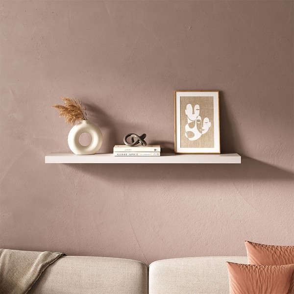 Prateleira Tamburato 89,5 Cm Branco - Artany Movéis