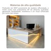Mesa para Escritório Tamburato Supreme Ld Carvalho/Branco - Artany Móveis