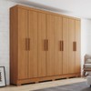 Guarda Roupa Casal Prime 8 Portas 4 Gavetas Cinamomo - Henn