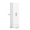 Armário Multiuso 2 Portas B387 Branco - Henn