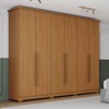 Guarda-Roupa Casal Leblon 6 Portas 6 Gavetas Cinamomo - Henn