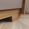 Guarda Roupa Casal Norton 6 Portas 4 Gavetas Flex Nature/Avelã - Henn