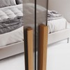 Guarda Roupa Casal Flora 6 Portas 3 Gavetas com Espelho Cinamomo/Avelã - Henn