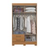 Guarda-Roupa Lima 4 Portas 2 Gavetas Cinamomo - Henn