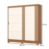 Guarda Roupa Solteiro Prime 2 Portas 3 Gavetas Cinamomo/Off White - Henn