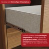 Guarda-Roupa Casal Cayman 2 Portas 6 Gavetas 100% Mdf Ripado Cinamomo - Henn
