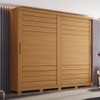 Guarda-Roupa Casal Cayman 2 Portas 6 Gavetas 100% Mdf Ripado Cinamomo - Henn