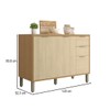 Balcão de Cozinha 120 Cm Colors 3 Portas 2 Gavetas Freijó/Oásis - Kits Paraná