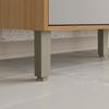 Balcão de Cozinha 120 Cm Colors 3 Portas 2 Gavetas  Freijó/Cinza Chalck - Kits Paraná