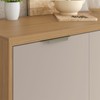 Balcão de Cozinha 120 Cm Colors 3 Portas 2 Gavetas Freijó/Cinza Níquel - Kits Paraná