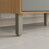 Balcão de Cozinha 120 Cm Colors 3 Portas 2 Gavetas Freijó/Moss - Kits Paraná