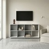 Nicho Organizador Horizontal Branco/Cinza Cobalto - Movelbras