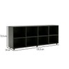Nicho Organizador Horizontal Preto - Movelbras