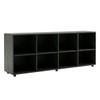 Nicho Organizador Horizontal Preto - Movelbras