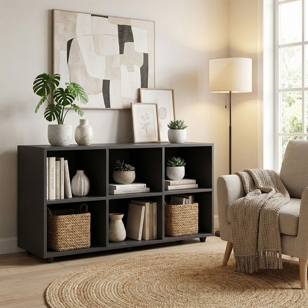 Nicho Organizador 6 Nichos Preto - Movelbras