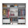 Guarda-Roupa Casal Clarice 3 Portas 4 Gavetas Branco - Pnr Móveis