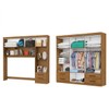 Guarda-Roupa Casal Modulado com Cama Amazzonite 11 Portas 6 Gavetas com Espelho Cinamomo - Pnr Móveis