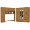 Guarda-Roupa Casal Modulado Eleganza 11 Portas 6 Gavetas com Espelho Cinamomo - Pnr Móveis