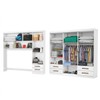 Guarda-Roupa Casal Modulado Eleganza 11 Portas 6 Gavetas com Espelho Branco - Pnr Móveis