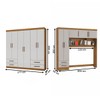 Guarda-Roupa Casal Modulado Eleganza 11 Portas 6 Gavetas Cinamomo/Off White - Pnr Móveis