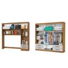 Guarda-Roupa Casal Modulado Eleganza 11 Portas 6 Gavetas Cinamomo/Off White - Pnr Móveis