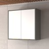 Armário Aéreo Cozinha 70 Cm Domus 2 Portas Silver/Branco - Hecol Móveis
