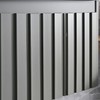 Armário de Banheiro Barra 2 Portas com Cuba e Ripado 100% Mdf Cimento - Belizze Móveis