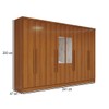 Guarda-Roupa Casal Osasco 8 Portas 4 Gavetas com Espelho Cinamomo - Panorama Móveis