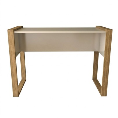 Mesa para Escritório Design Freijó/Off White - Panorama Móveis