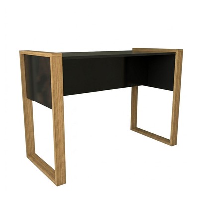 Mesa para Escritório Design Freijó/Preto Fosco - Panorama Móveis