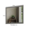 Armário de Banheiro Nassau com Espelho 100% Mdf Cimento - Belizze Móveis