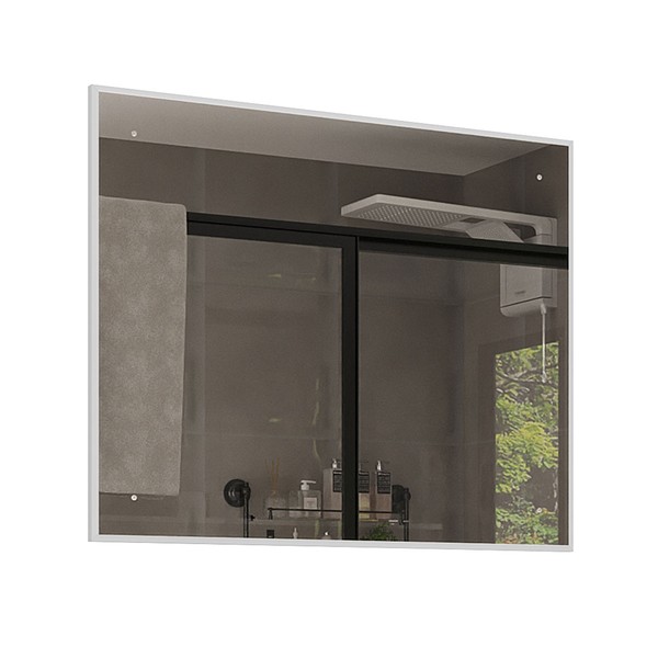 Armário de Banheiro New com Espelho 100% Mdf Branco - Belizze Móveis