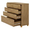 Cômoda Cairo 8 Gavetas Nature - Pnr Móveis